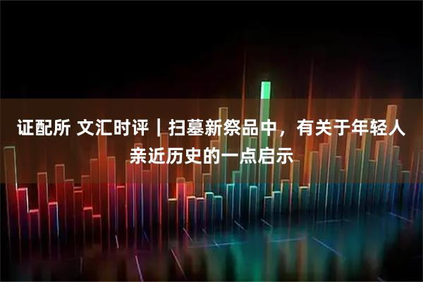 证配所 文汇时评｜扫墓新祭品中，有关于年轻人亲近历史的一点启示