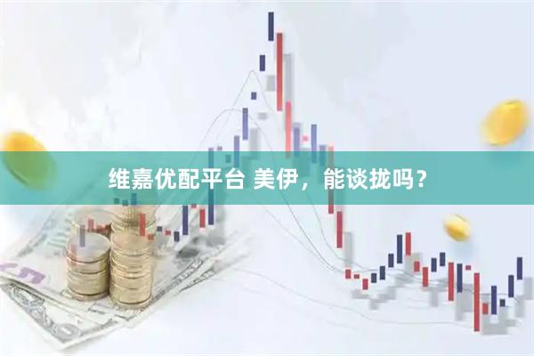 维嘉优配平台 美伊，能谈拢吗？